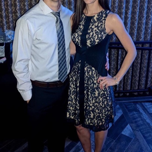 The Limited Navy Lace Dress - Picture 2 of 8